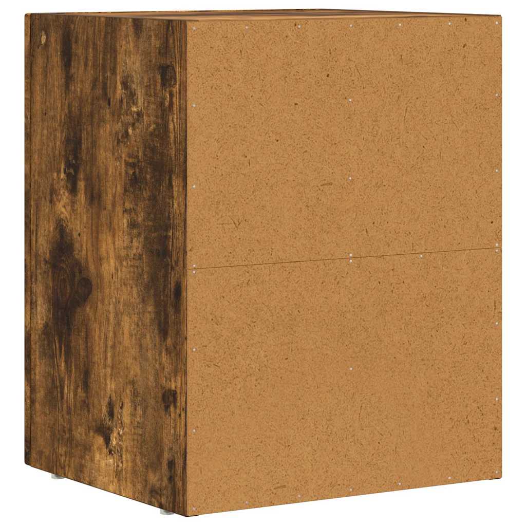 Comodino ELST 2 pz Rovere fumé 40 x 35 x 50 cm | homemem39