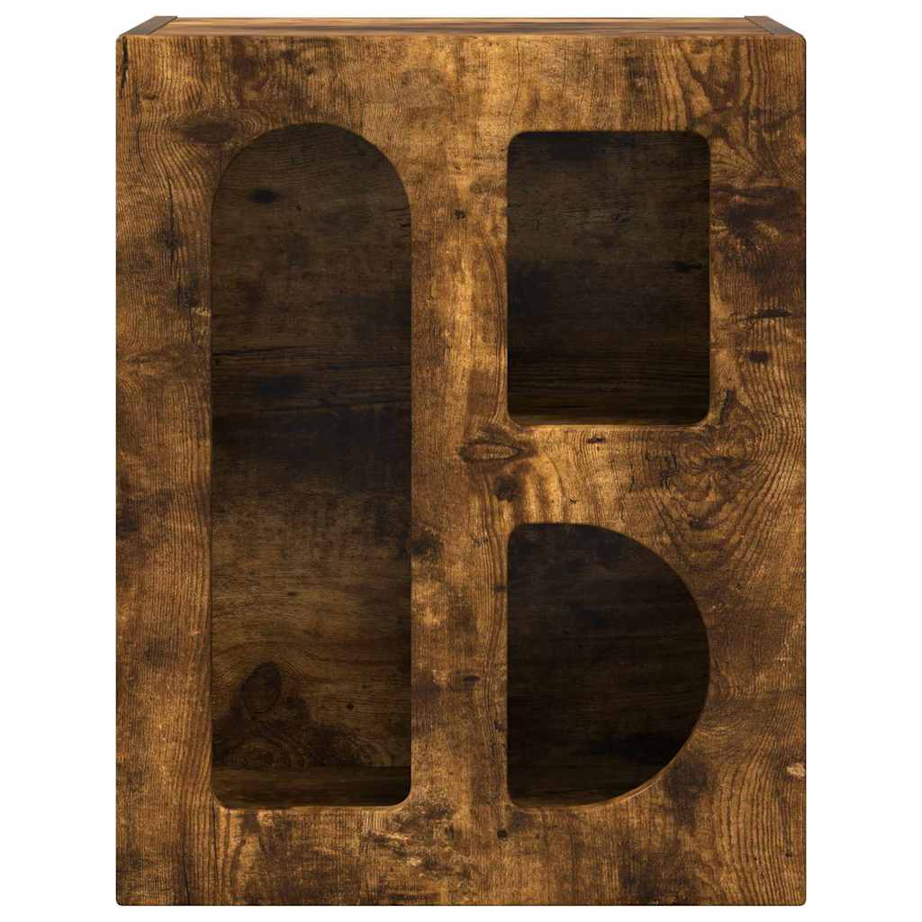 Comodino ELST 2 pz Rovere fumé 40 x 35 x 50 cm | homemem39