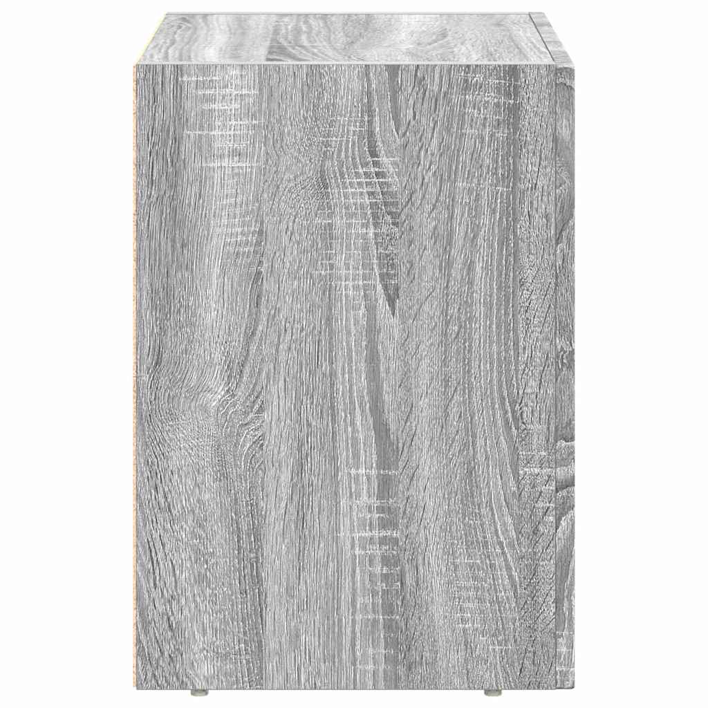 Comodino ELST 2 pz Grigio Sonoma 40 x 35 x 50 cm | homemem39