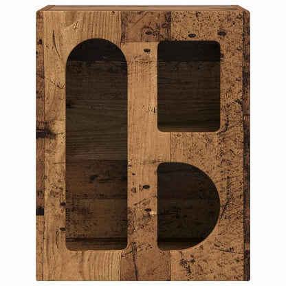 Comodino ELST Legno vecchio 40 x 35 x 50 cm Legno multistrato | homemem39