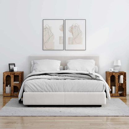 Comodino ELST 2 pz Legno vecchio 40 x 35 x 50 cm | homemem39