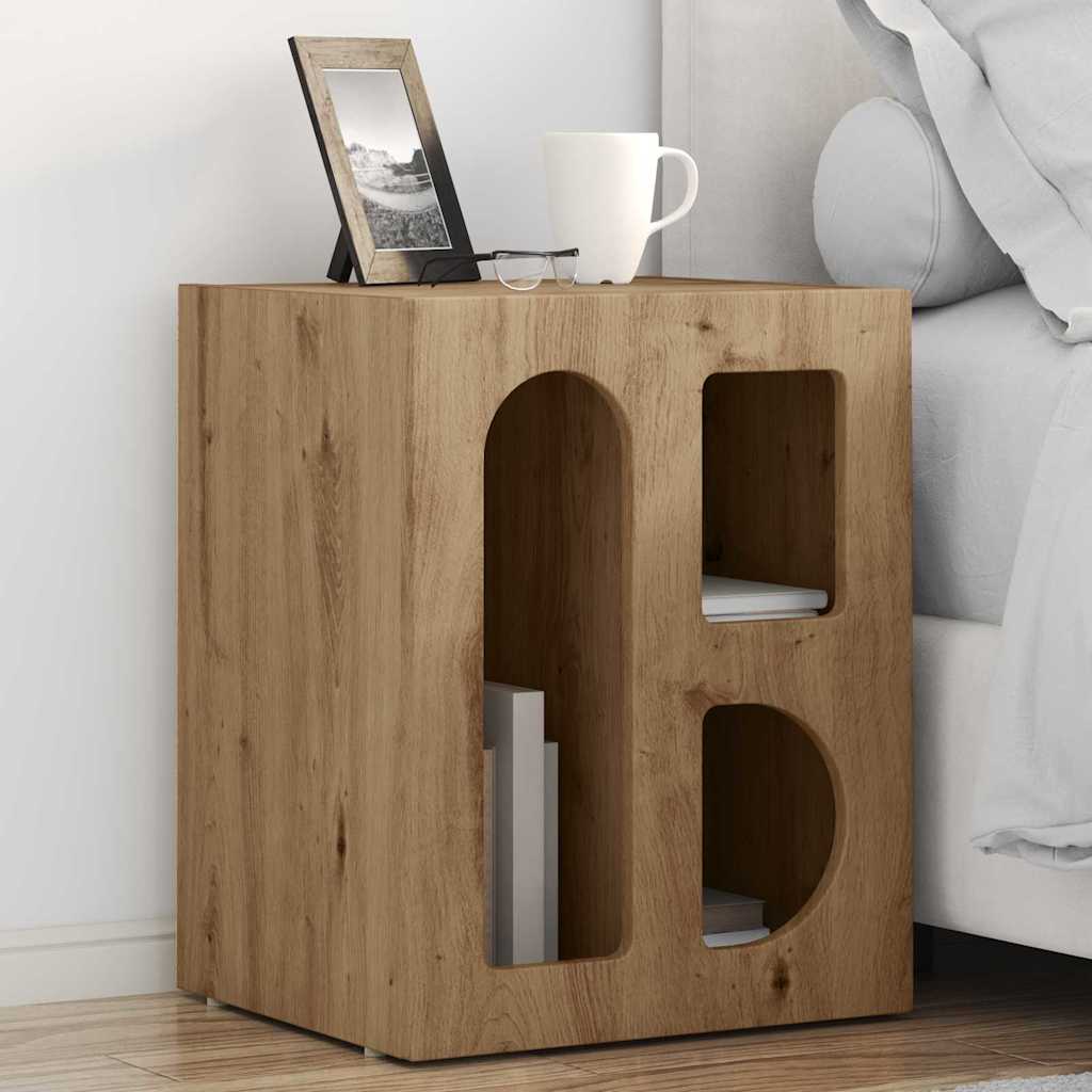 Comodino ELST Rovere artigianale 40 x 35 x 50 cm | homemem39