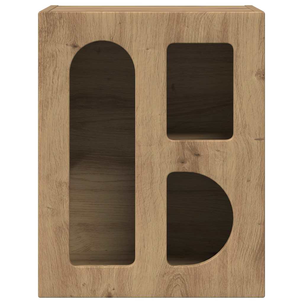 Comodino ELST Rovere artigianale 40 x 35 x 50 cm | homemem39