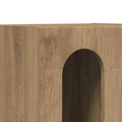 Comodino ELST 2 pz Rovere artigianale 40 x 35 x 50 cm | homemem39