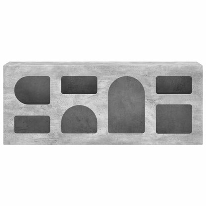 Mobile TV Grigio cemento 100 x 35 x 40 cm Legno multistrato