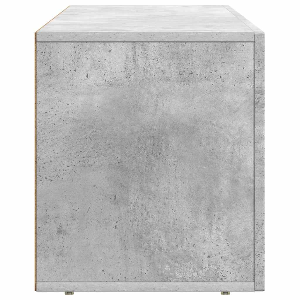 Mobile TV Grigio cemento 100 x 35 x 40 cm Legno multistrato