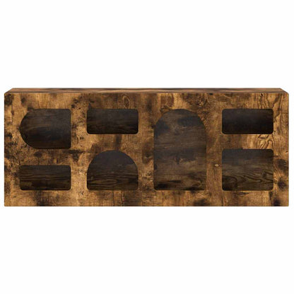 Mobile TV Rovere fumé 100 x 35 x 40 cm Legno multistrato