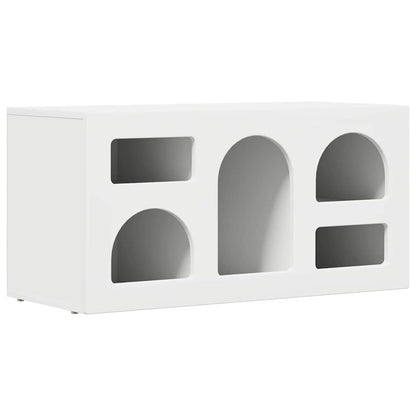Mobile TV Bianco 80 x 35 x 40 cm Legno multistrato