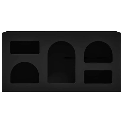 Mobile TV Nero 80 x 35 x 40 cm Legno multistrato