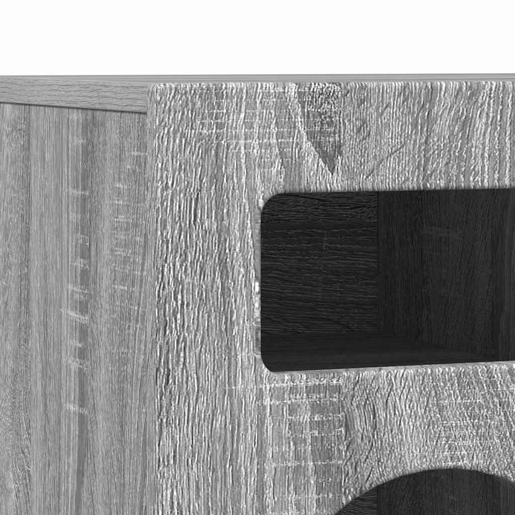 Mobile TV Grigio Sonoma 80 x 35 x 40 cm Legno multistrato