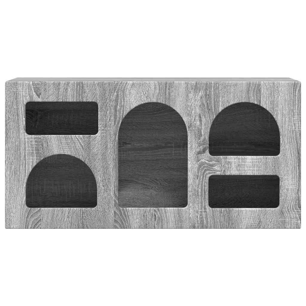 Mobile TV Grigio Sonoma 80 x 35 x 40 cm Legno multistrato