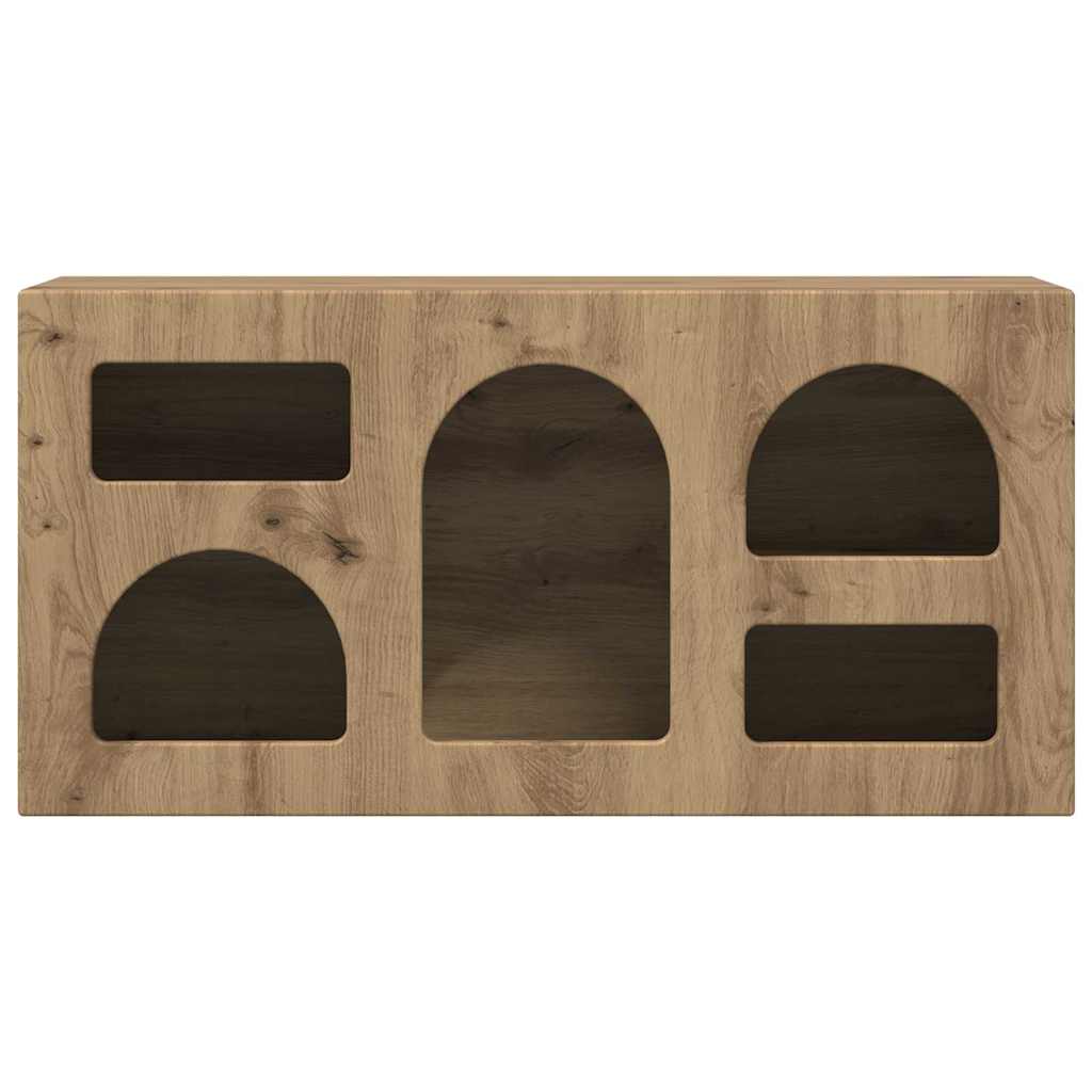 Mobile TV Rovere artigianale 80 x 35 x 40 cm Legno multistrato