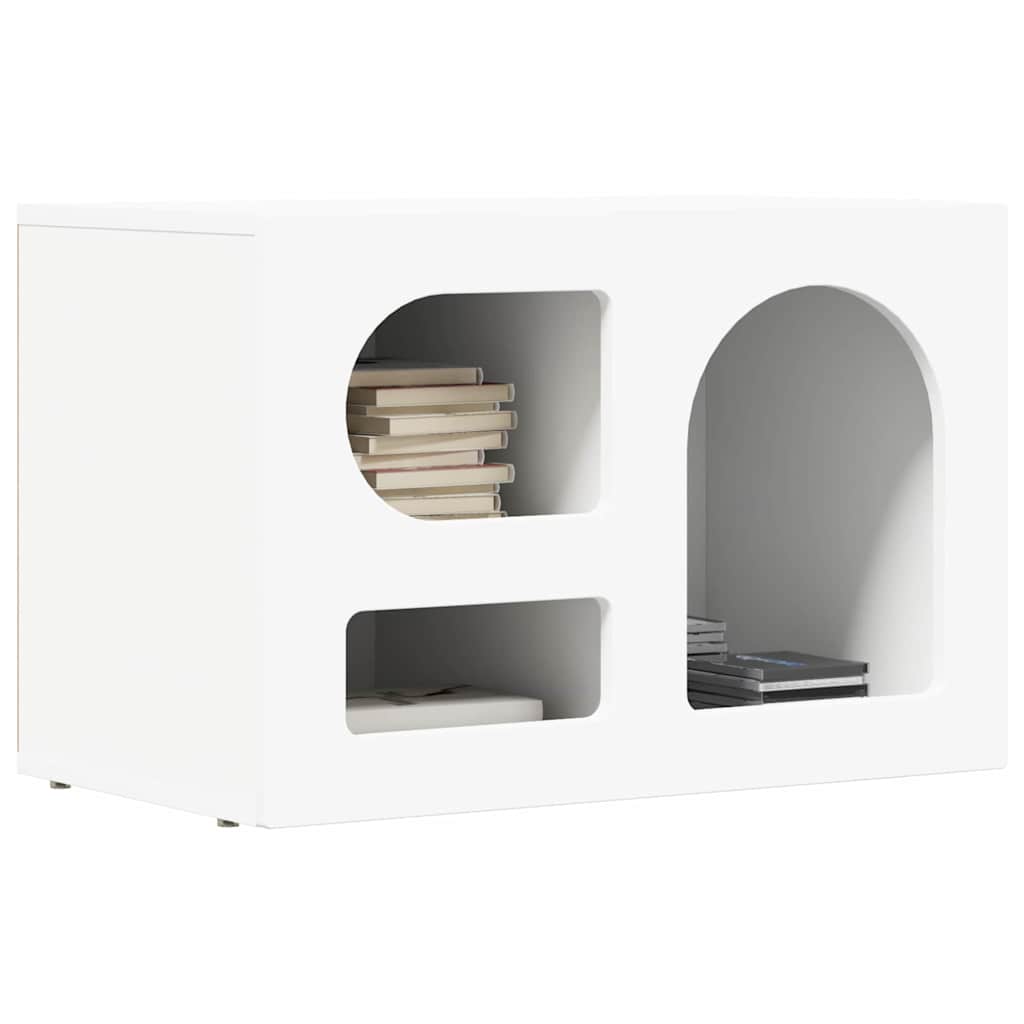 Mobile TV Bianco 60 x 35 x 40 cm Legno multistrato