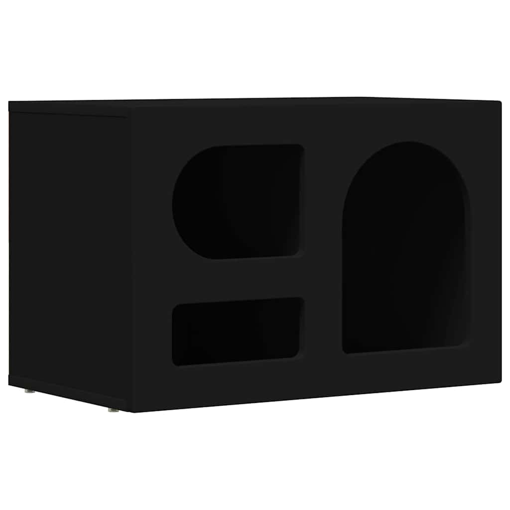 Mobile TV Nero 60 x 35 x 40 cm Legno multistrato