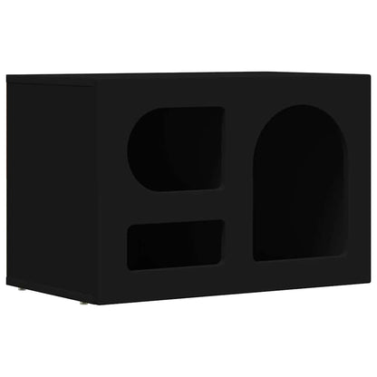 Mobile TV Nero 60 x 35 x 40 cm Legno multistrato