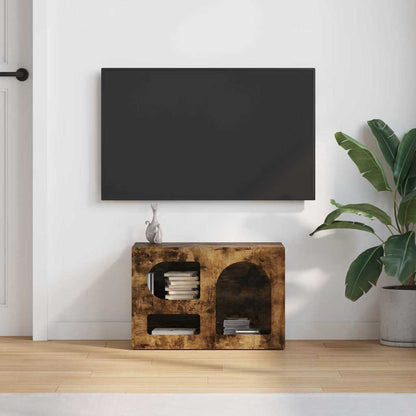 Mobile TV Rovere fumé 60 x 35 x 40 cm Legno multistrato