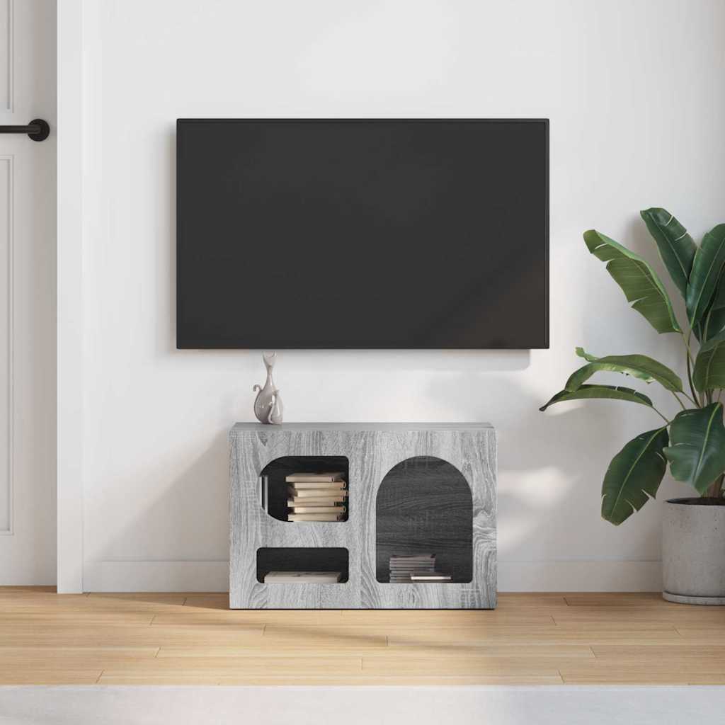Mobile TV Grigio Sonoma 60 x 35 x 40 cm Legno multistrato