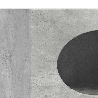 Credenza Grigio cemento 40 x 35 x 100,5 cm Legno multistrato