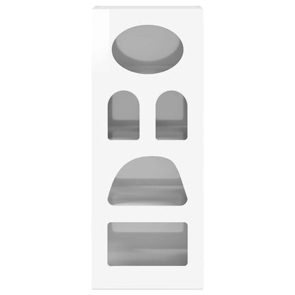 Credenza Bianco Lucido 40 x 35 x 100,5 cm Legno multistrato