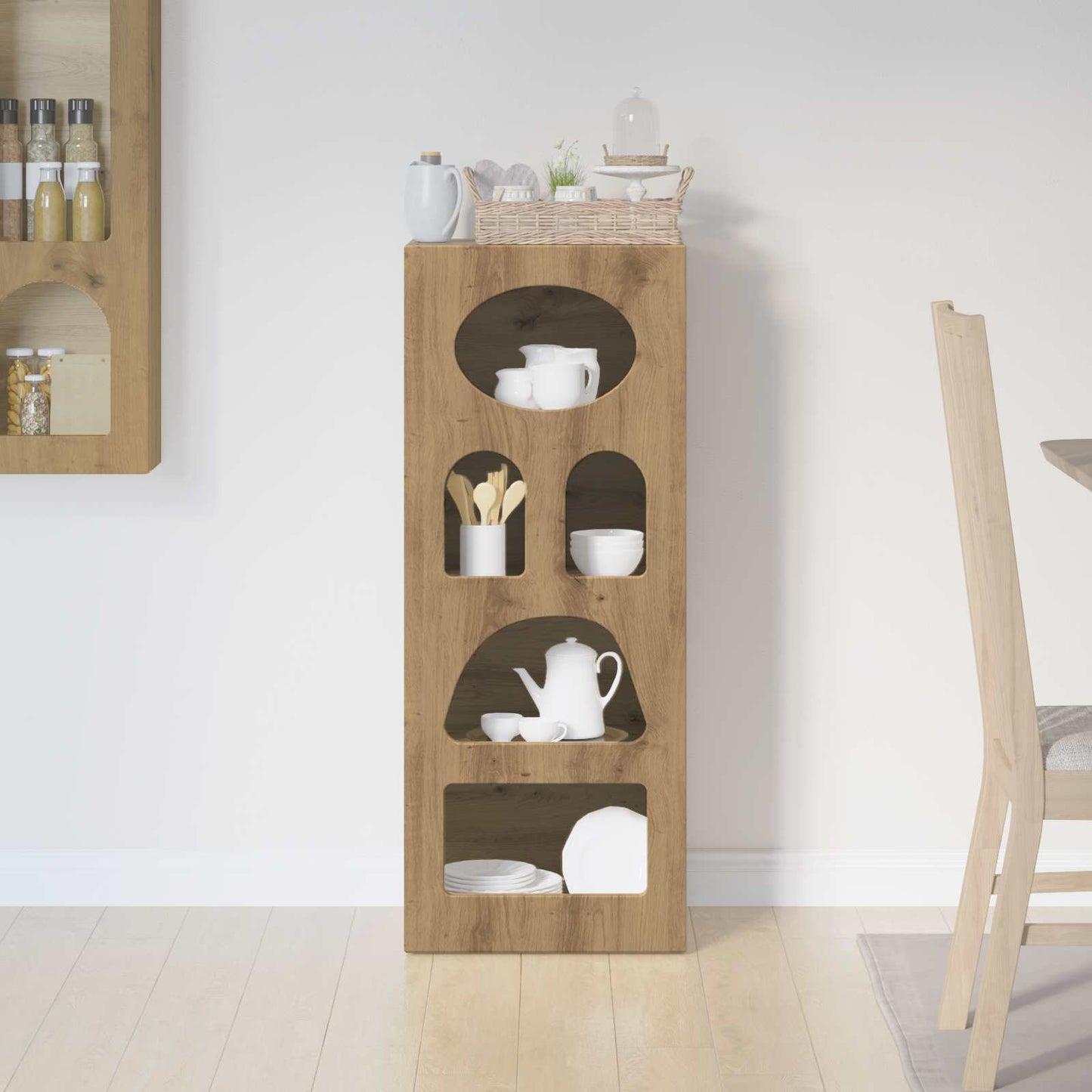 Credenza Rovere artigianale 40 x 35 x 100,5 cm