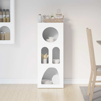 Credenza Bianco 40 x 35 x 100.5 cm Legno multistrato