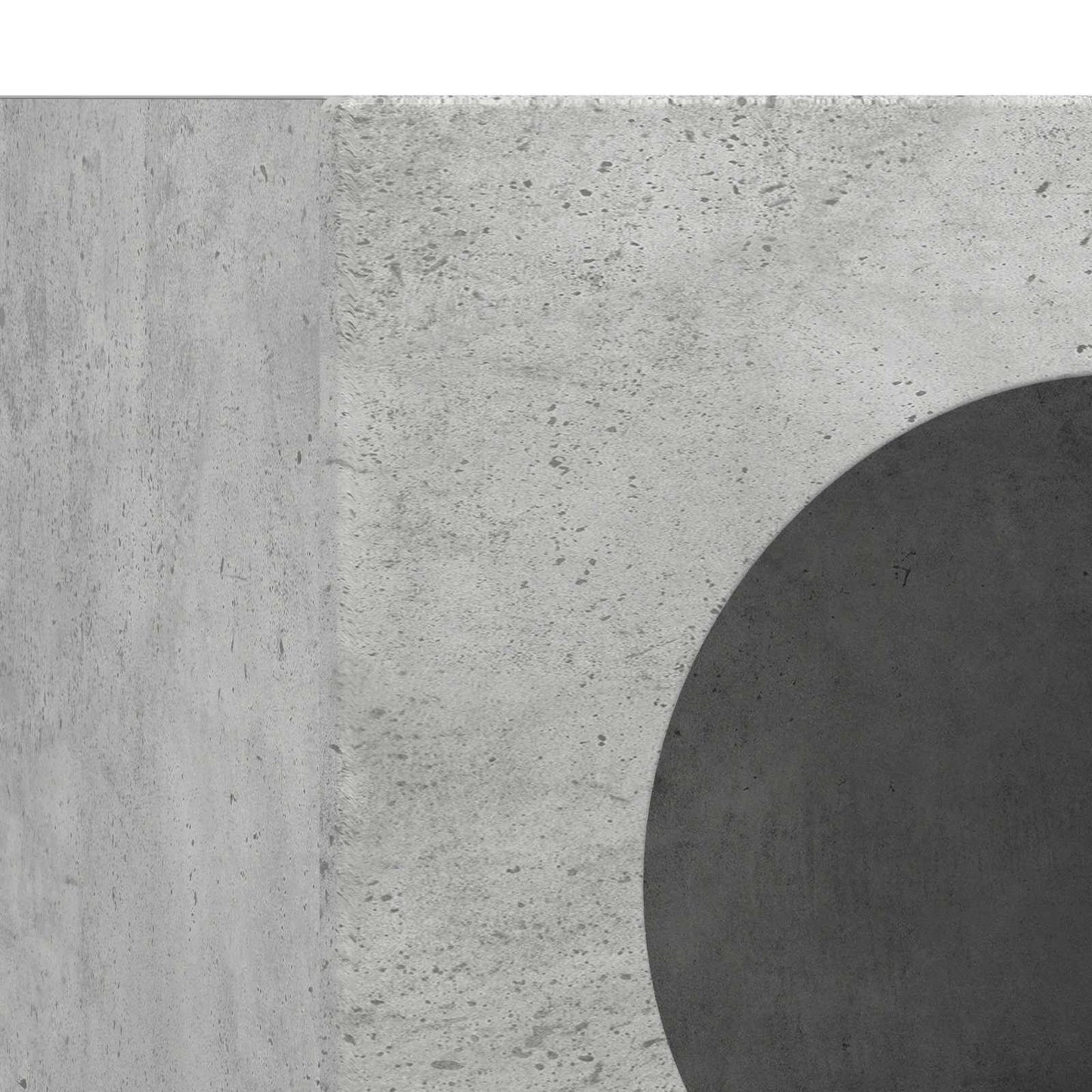 Credenza Grigio cemento 40 x 35 x 100.5 cm Legno multistrato