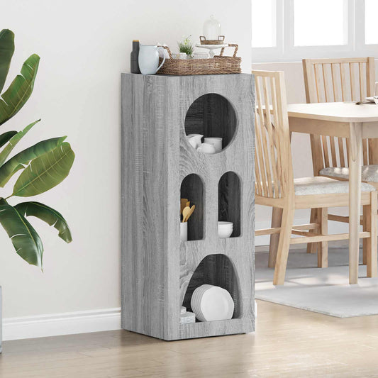 Credenza Grigio Sonoma 40 x 35 x 100.5 cm Legno multistrato