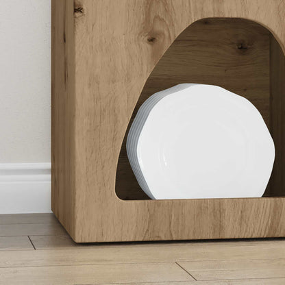 Credenza Rovere artigianale 40 x 35 x 100.5 cm