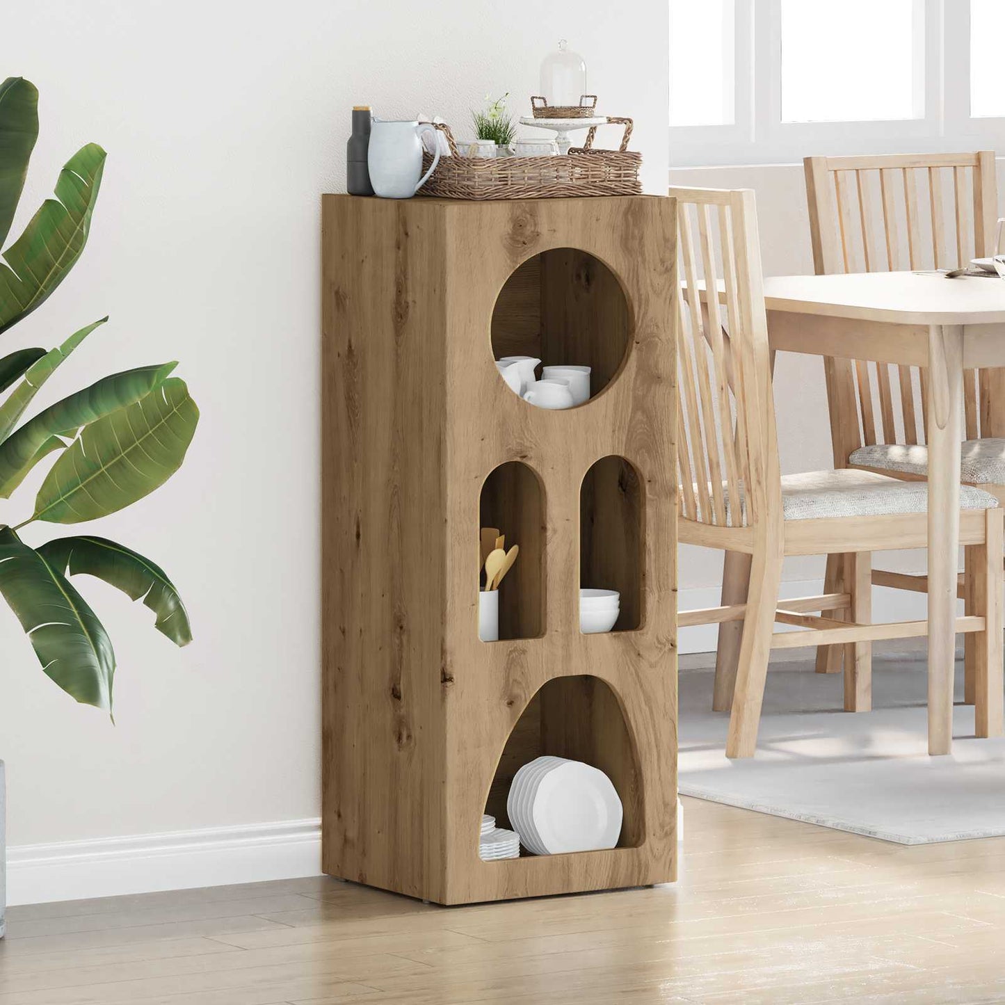 Credenza Rovere artigianale 40 x 35 x 100.5 cm