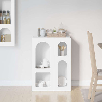 Credenza Bianco 59 x 35 x 80.5 cm Legno multistrato