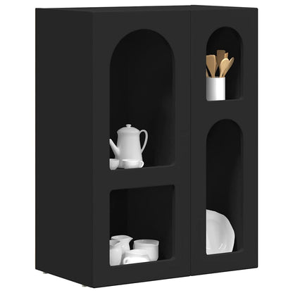 Credenza Nero 59 x 35 x 80.5 cm Legno multistrato