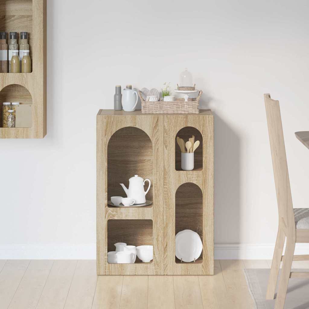 Credenza Rovere Sonoma 59 x 35 x 80.5 cm Legno multistrato