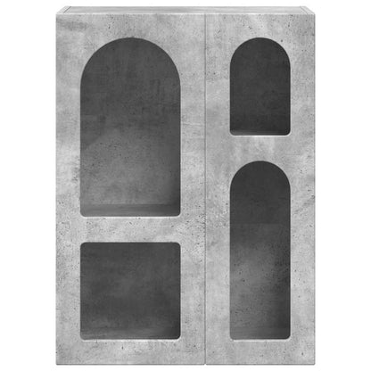 Credenza Grigio cemento 59 x 35 x 80.5 cm Legno multistrato