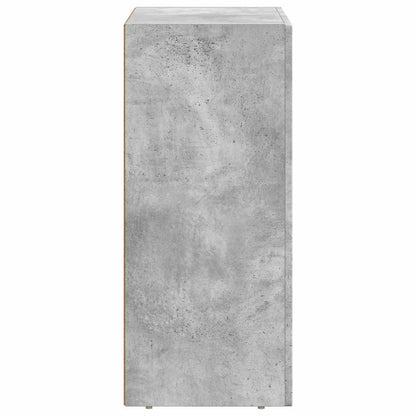 Credenza Grigio cemento 59 x 35 x 80.5 cm Legno multistrato