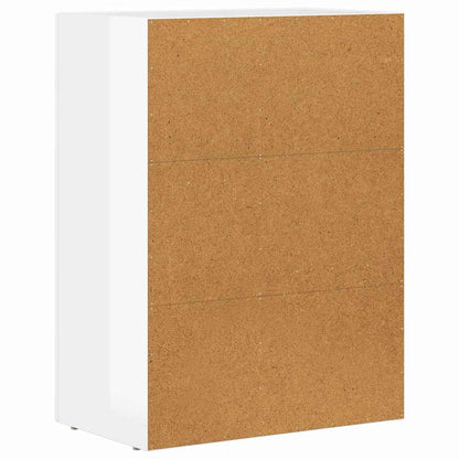 Credenza Bianco Lucido 59 x 35 x 80.5 cm Legno multistrato