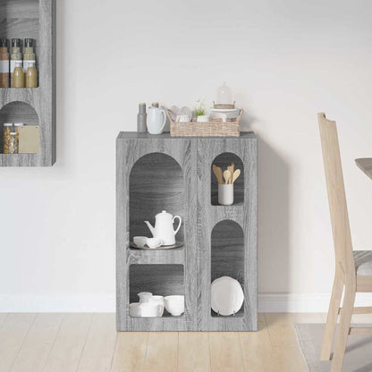 Credenza Grigio Sonoma 59 x 35 x 80.5 cm Legno multistrato