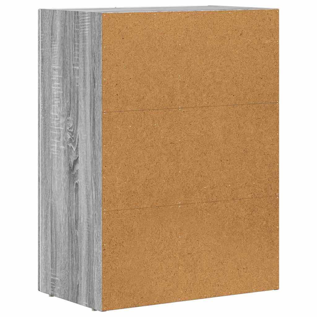 Credenza Grigio Sonoma 59 x 35 x 80.5 cm Legno multistrato