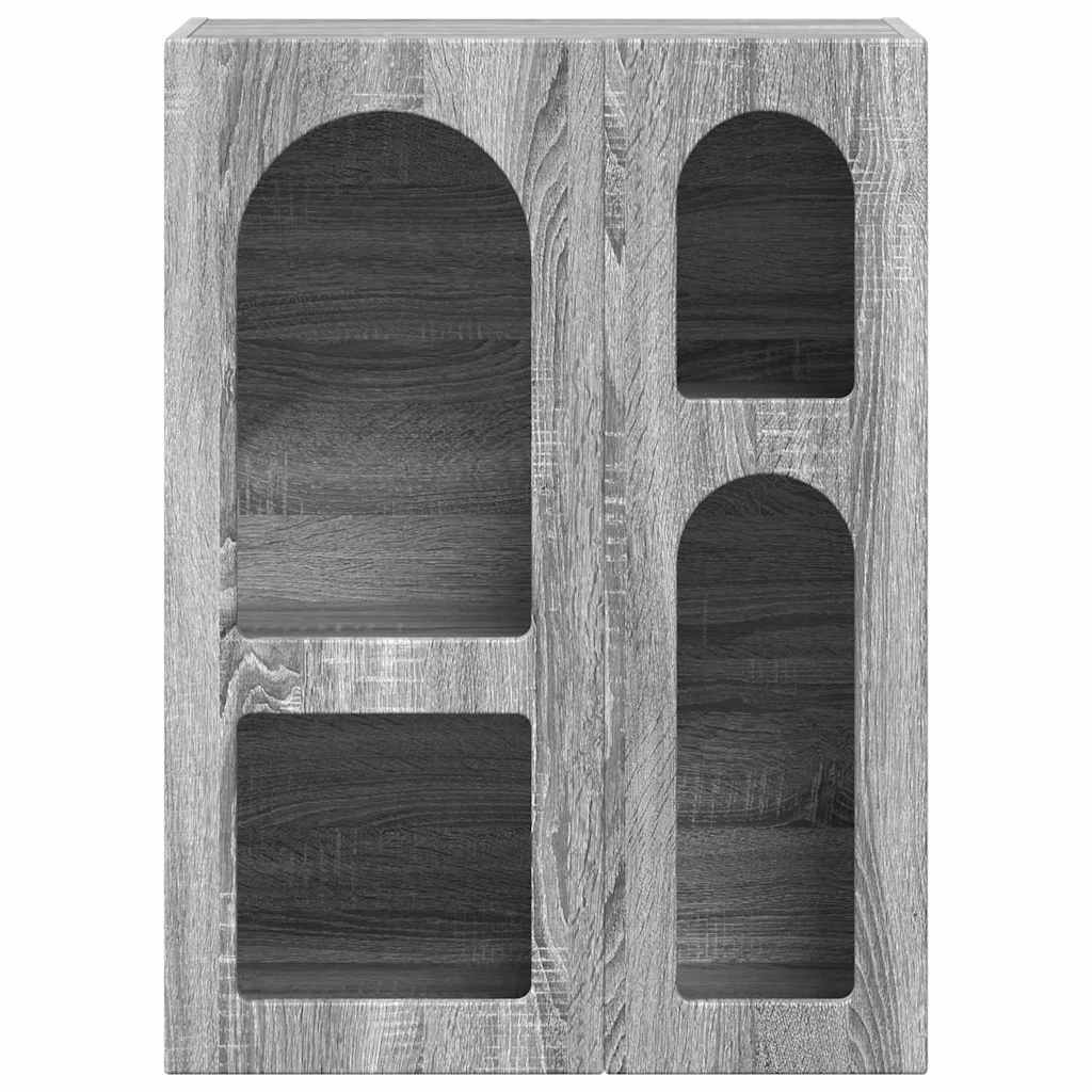 Credenza Grigio Sonoma 59 x 35 x 80.5 cm Legno multistrato