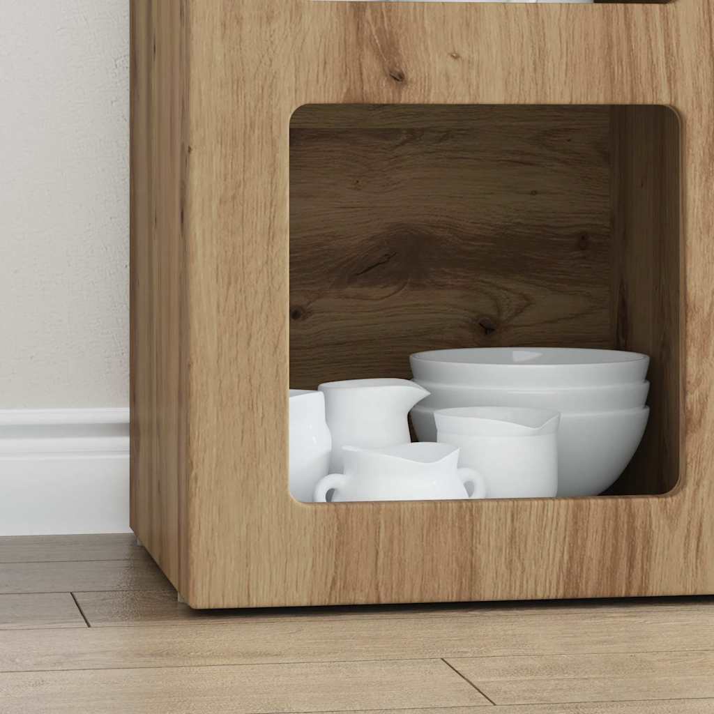 Credenza Rovere artigianale 59 x 35 x 80.5 cm Legno multistrato