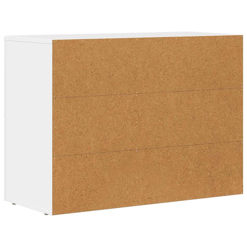 Credenza Bianco 80.5 x 35 x 59 cm Legno multistrato