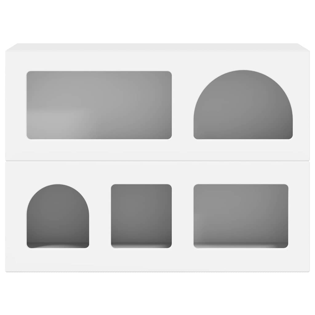 Credenza Bianco 80.5 x 35 x 59 cm Legno multistrato