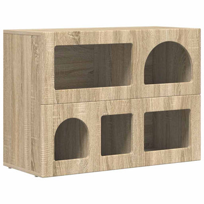 Credenza Rovere Sonoma 80.5 x 35 x 59 cm Legno multistrato