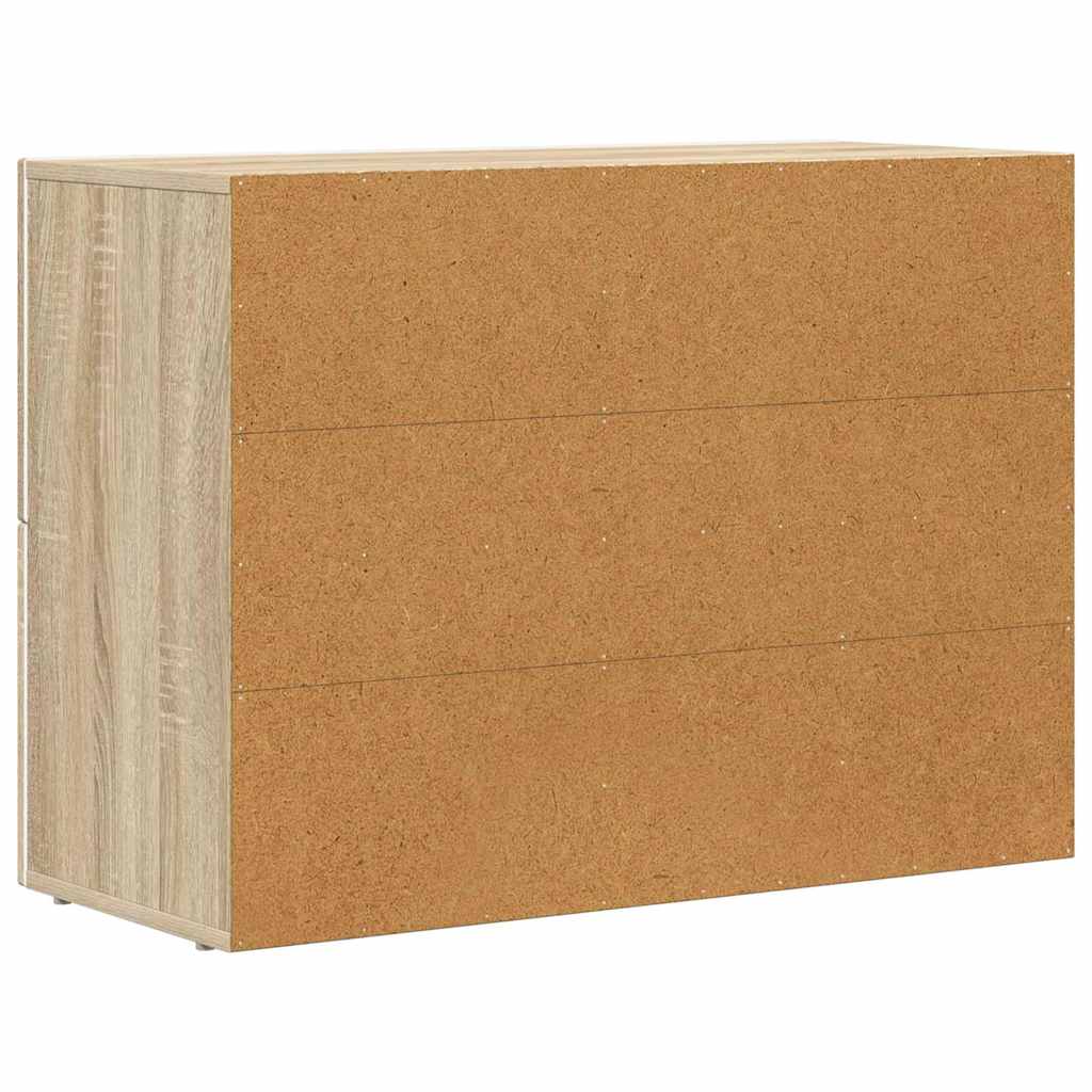 Credenza Rovere Sonoma 80.5 x 35 x 59 cm Legno multistrato