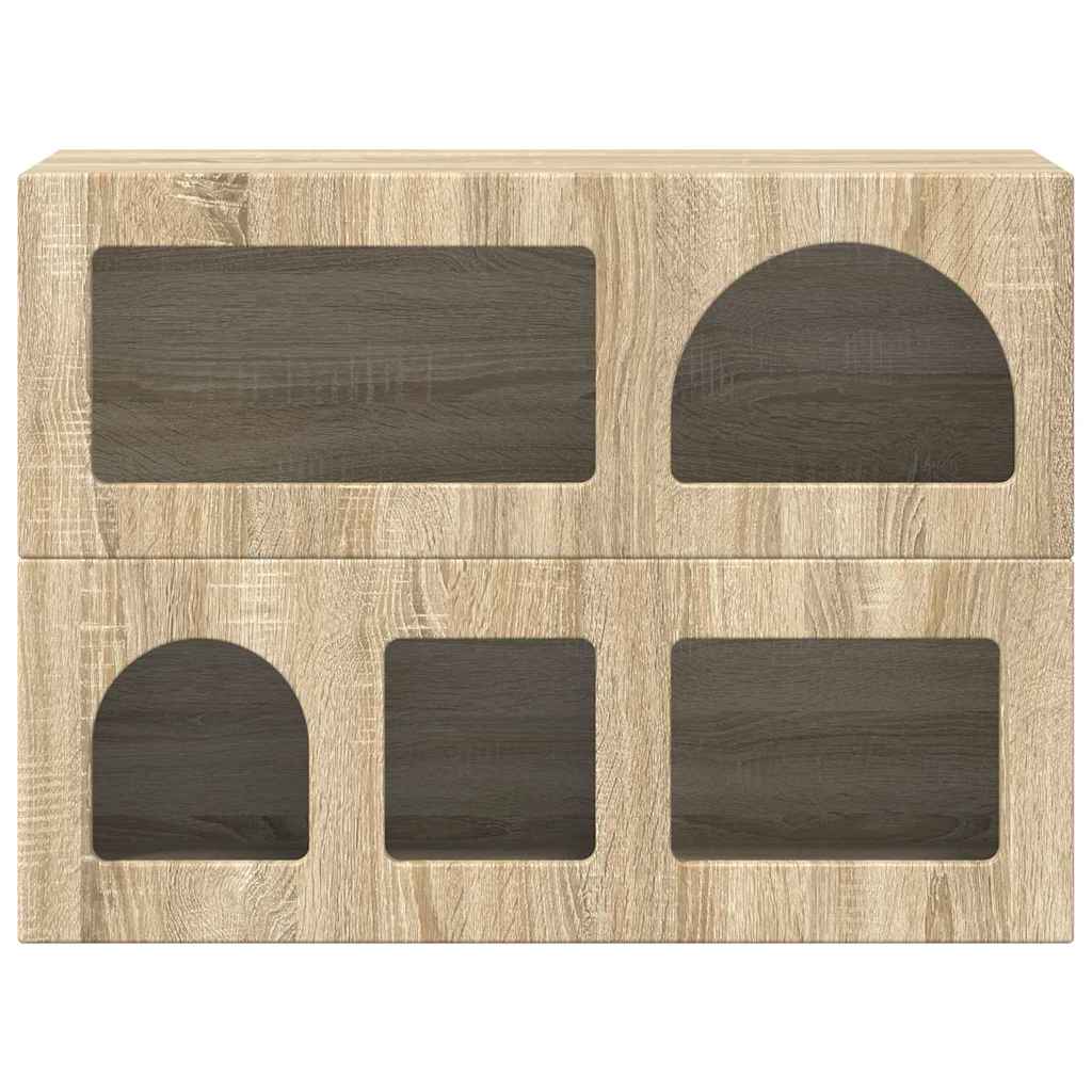 Credenza Rovere Sonoma 80.5 x 35 x 59 cm Legno multistrato