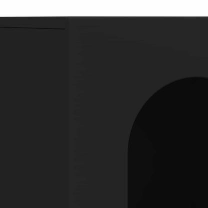 Credenza Nero 100 x 35 x 59 cm Legno multistrato