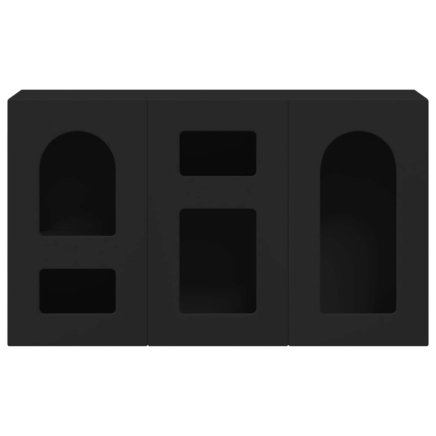 Credenza Nero 100 x 35 x 59 cm Legno multistrato