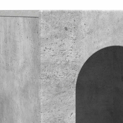Credenza Grigio cemento 100 x 35 x 59 cm Legno multistrato