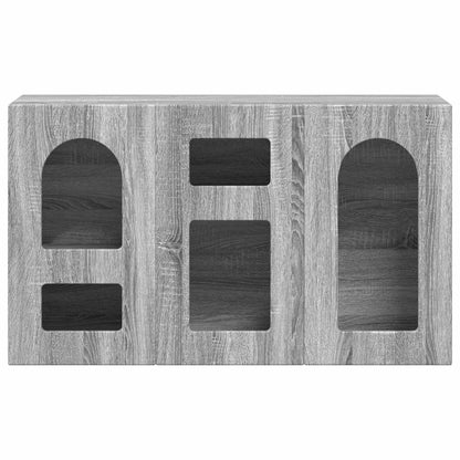 Credenza Grigio Sonoma 100 x 35 x 59 cm Legno multistrato