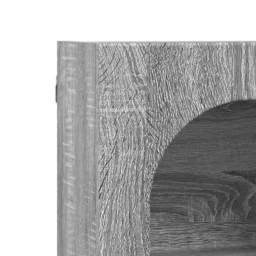 Armadio pensile con lo scaffale Grigio Sonoma 59 x 20 x 71.5 cm