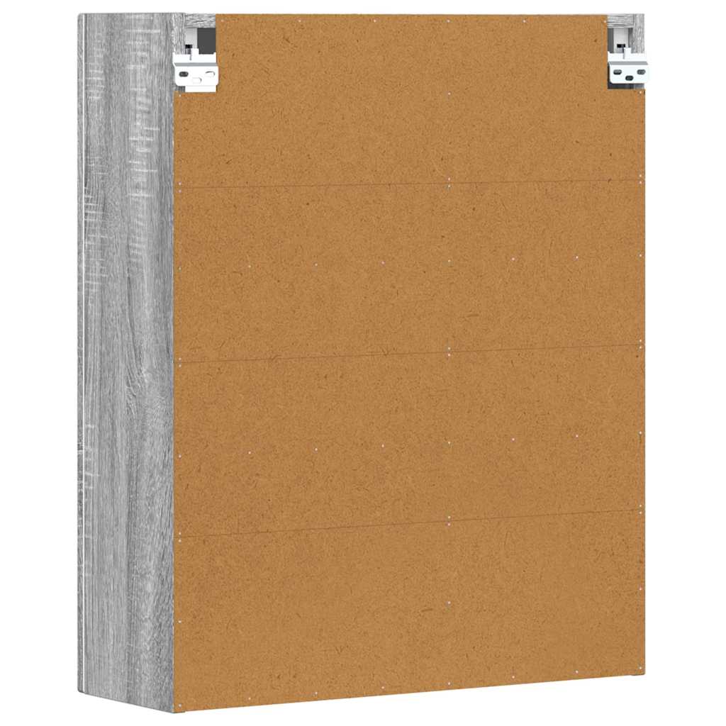 Armadio pensile con lo scaffale Grigio Sonoma 59 x 20 x 71.5 cm